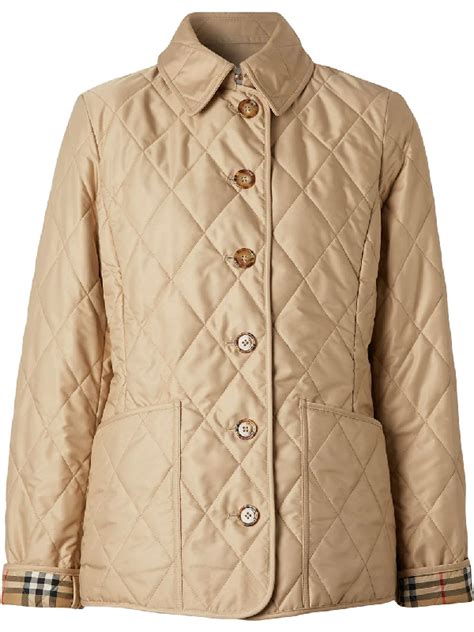 burberry fernleigh diamond quilted jacket|Burberry fernleigh thermoregulated diamond jacket.